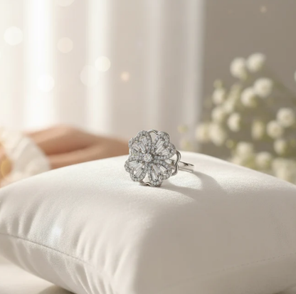 Başlığı Dönen Gri Yüzük Standart Boy